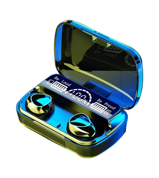 🎧 M10 Earbuds – HiFi Stereo with 2000mAh Power Box